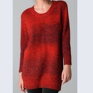 Madewell Wallace Rowboat Ombre Tonal Wool Alpaca Tunic Sweater XS